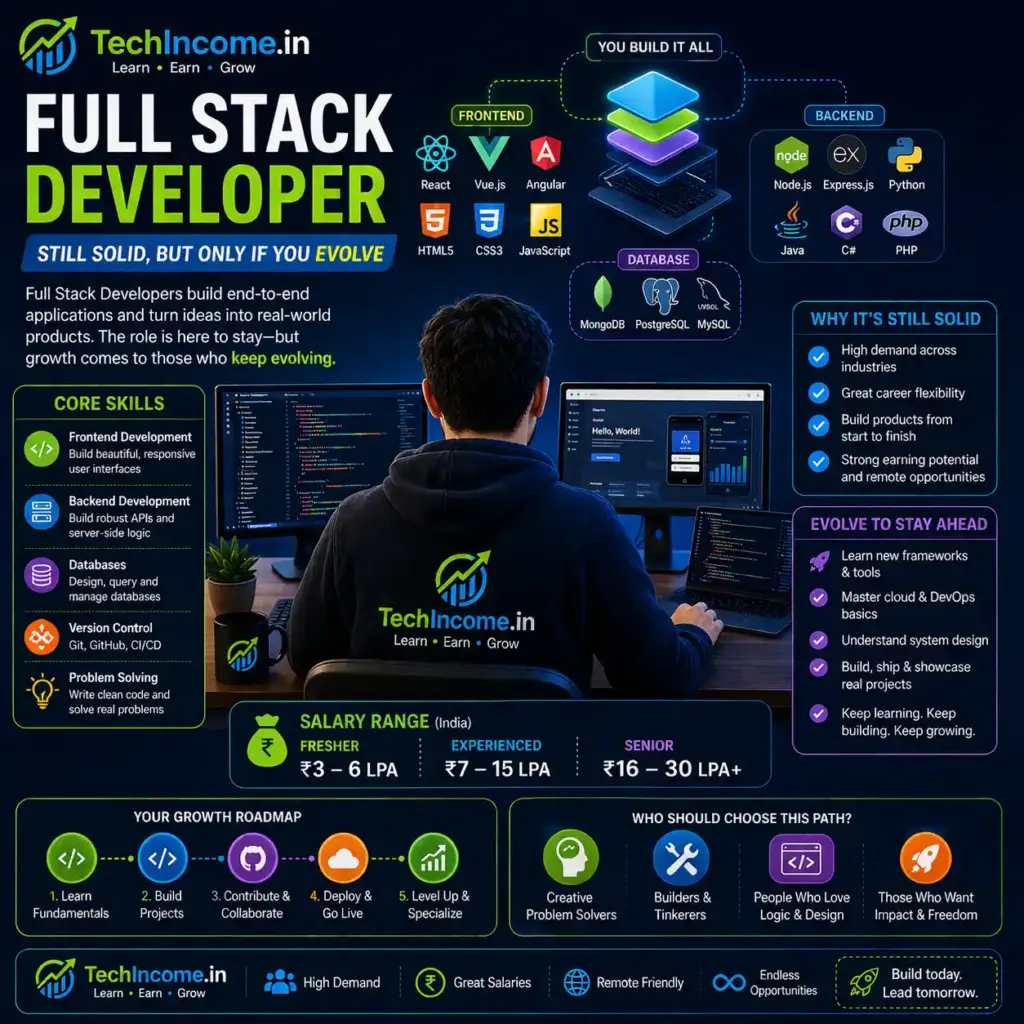 Full Stack Developer — Still Solid, But Only If You Evolve