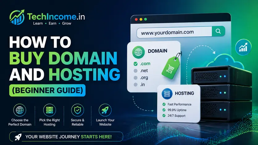 how to by domain and hosting