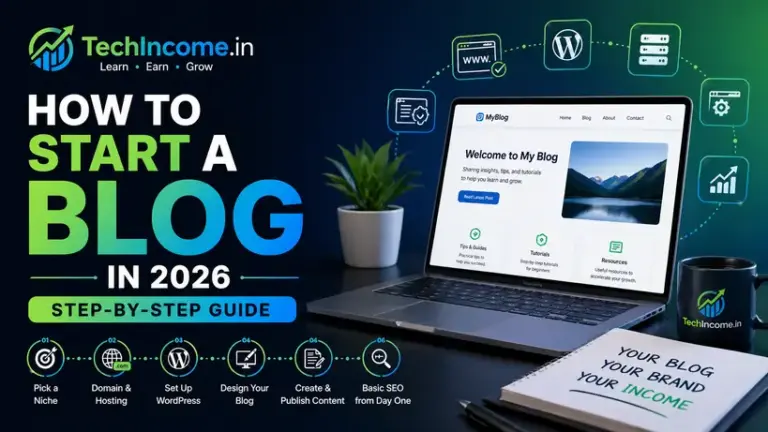 how to start a blog in 2026