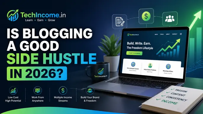 is blogging a good side hustle in 2026