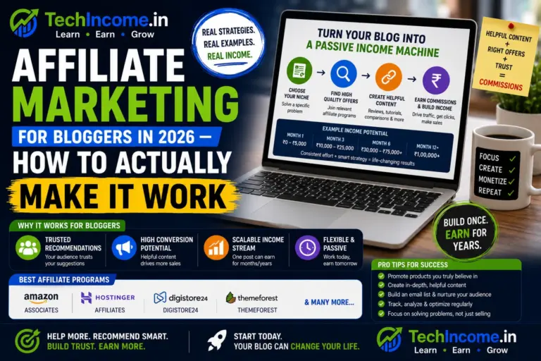 Affiliate Marketing For Bloggers In 2026