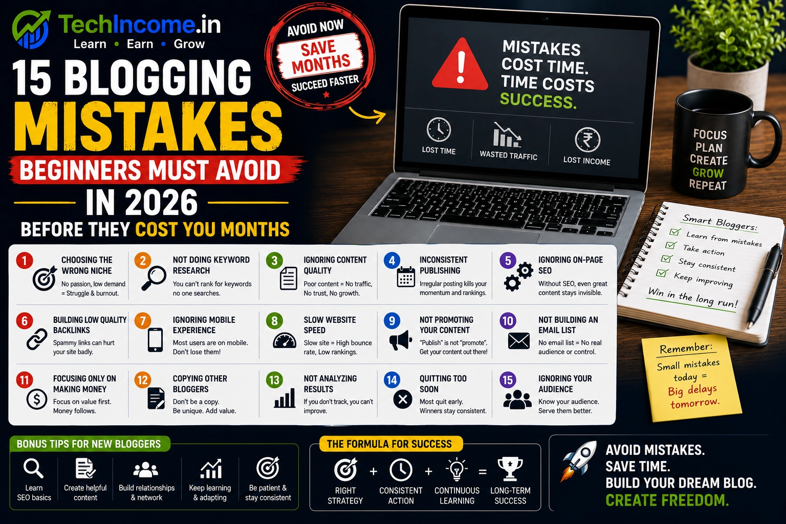 Blogging Mistakes Beginners Must Avoid