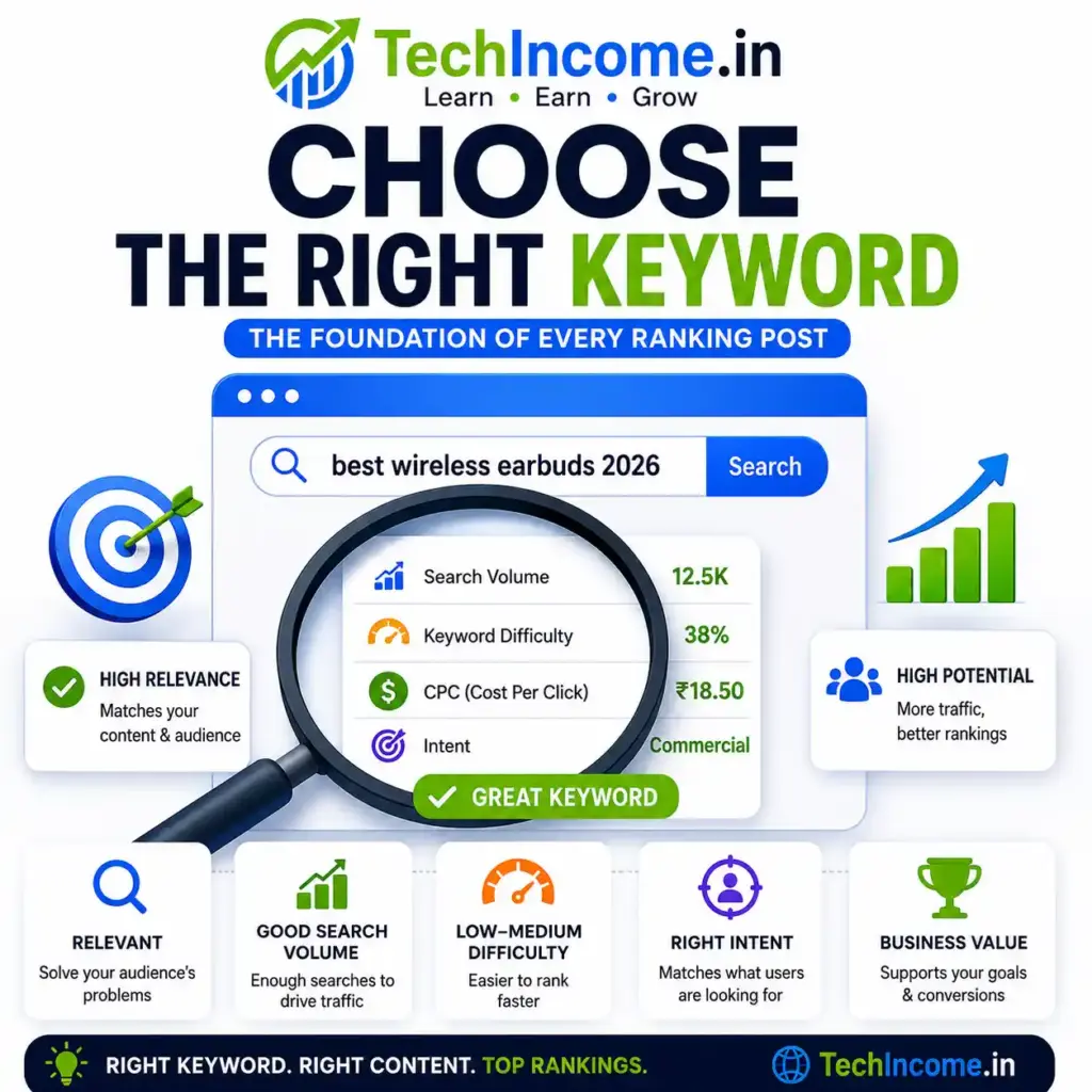 How to Write SEO Blog Posts That Rank in 2026 2 Choose the right keyword is the first step for writing a blog post