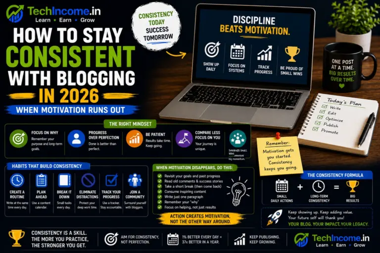 How To Stay Consistent With Blogging