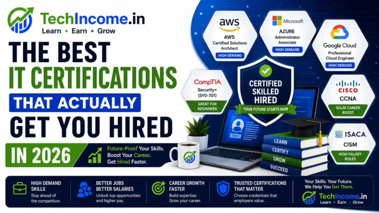 The Best IT Certifications That actually get you hired in 2026