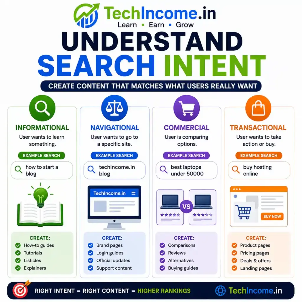 How to Write SEO Blog Posts That Rank in 2026 3 Understand Search Intent - Create Content that matches what Users really want